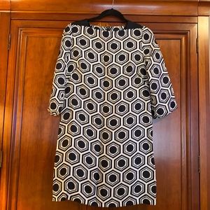 Milly Silk Shift with 3/4 Sleeves